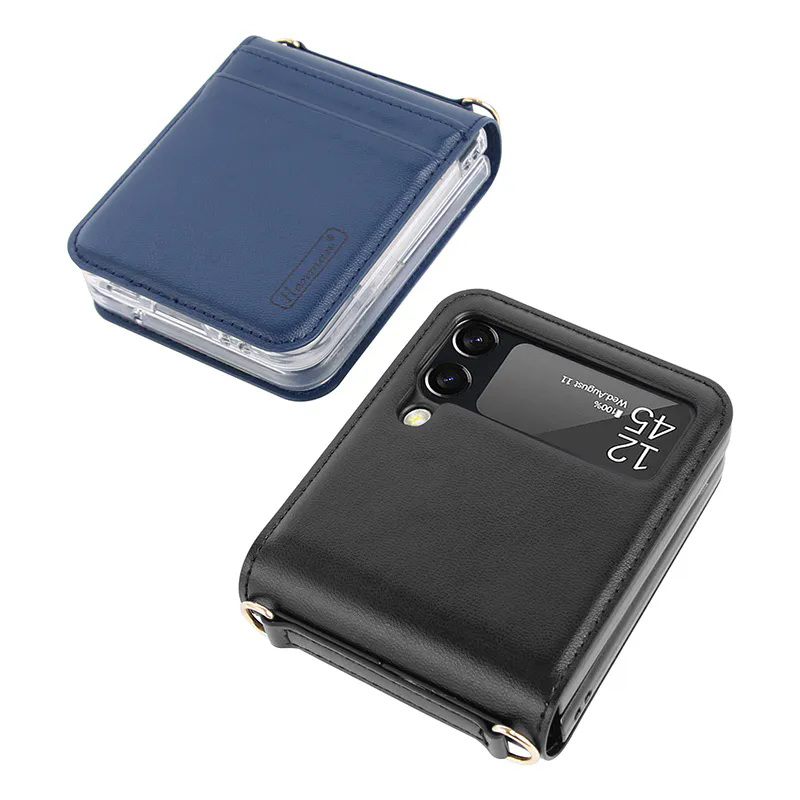 Samsung Z Flip5 Hanman Wallet case with strap [SAMSUNG Z FLIP 5] PHONE CASE WATCH AIRPODS SCREEN PROTECTOR OTHER CHARGER IPAD/TABLET 