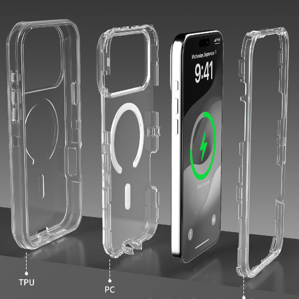 Case for IPHONE 17 robot with magnetic ring [IPHONE 17] PHONE CASE WATCH AIRPODS SCREEN PROTECTOR OTHER CHARGER IPAD/TABLET 