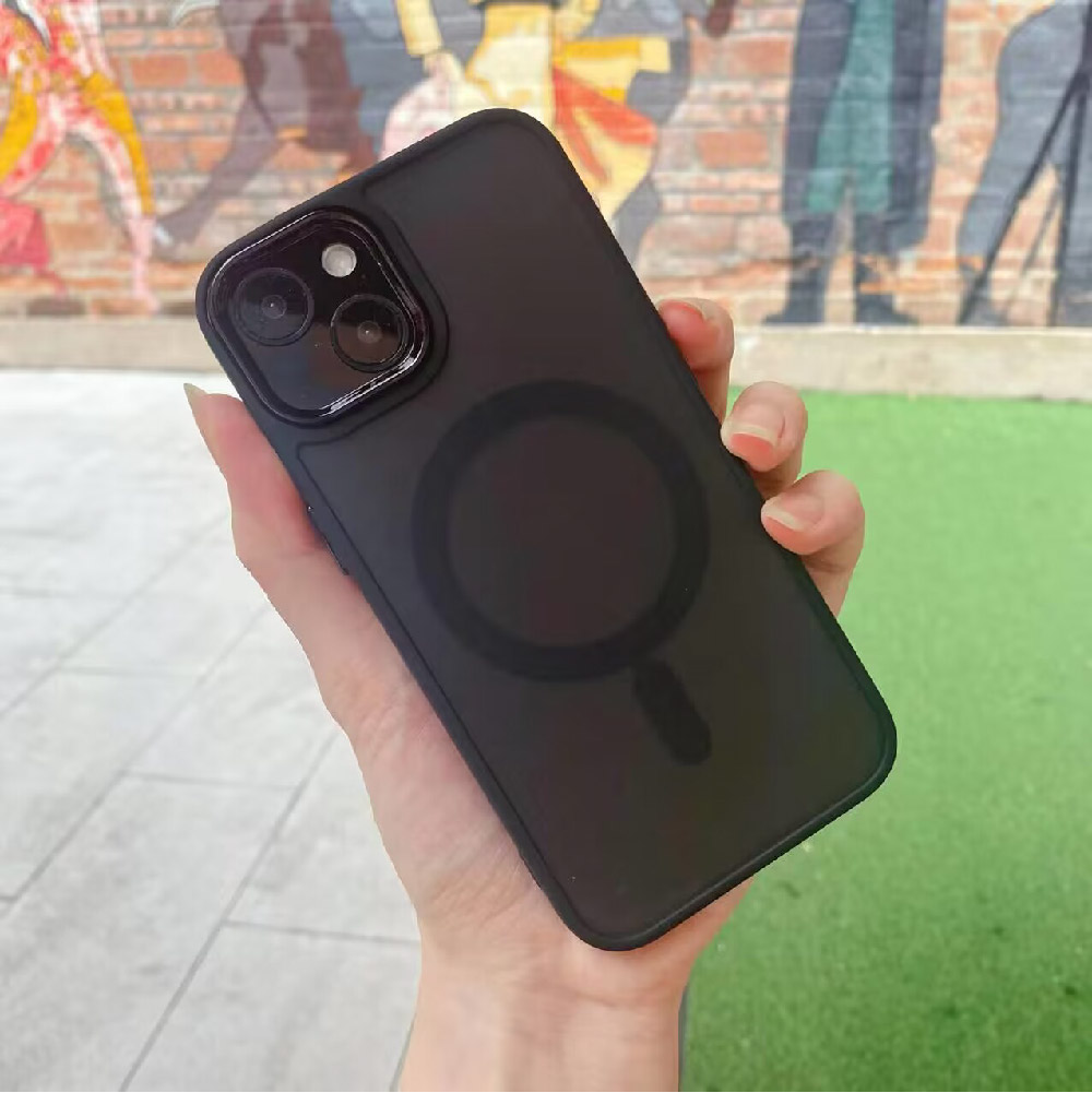 Case for IPHONE 15PRO golden shield matte with magnetic ring [IPHONE 15PRO] PHONE CASE WATCH AIRPODS SCREEN PROTECTOR OTHER CHARGER IPAD/TABLET 