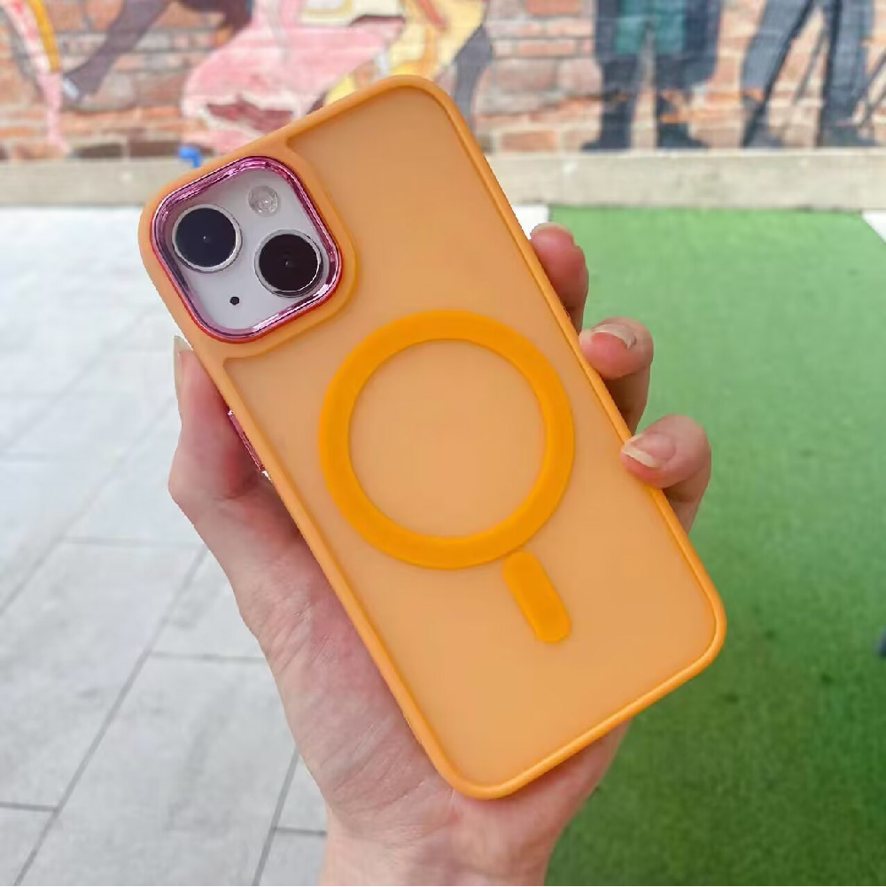 Case for IPHONE 15PRO golden shield matte with magnetic ring [IPHONE 15PRO] PHONE CASE WATCH AIRPODS SCREEN PROTECTOR OTHER CHARGER IPAD/TABLET 