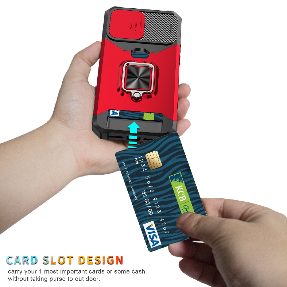 Case for SAMSUNG A16 push window card slide with ring holder [SAMSUNG A16] PHONE CASE WATCH AIRPODS SCREEN PROTECTOR OTHER CHARGER IPAD/TABLET 