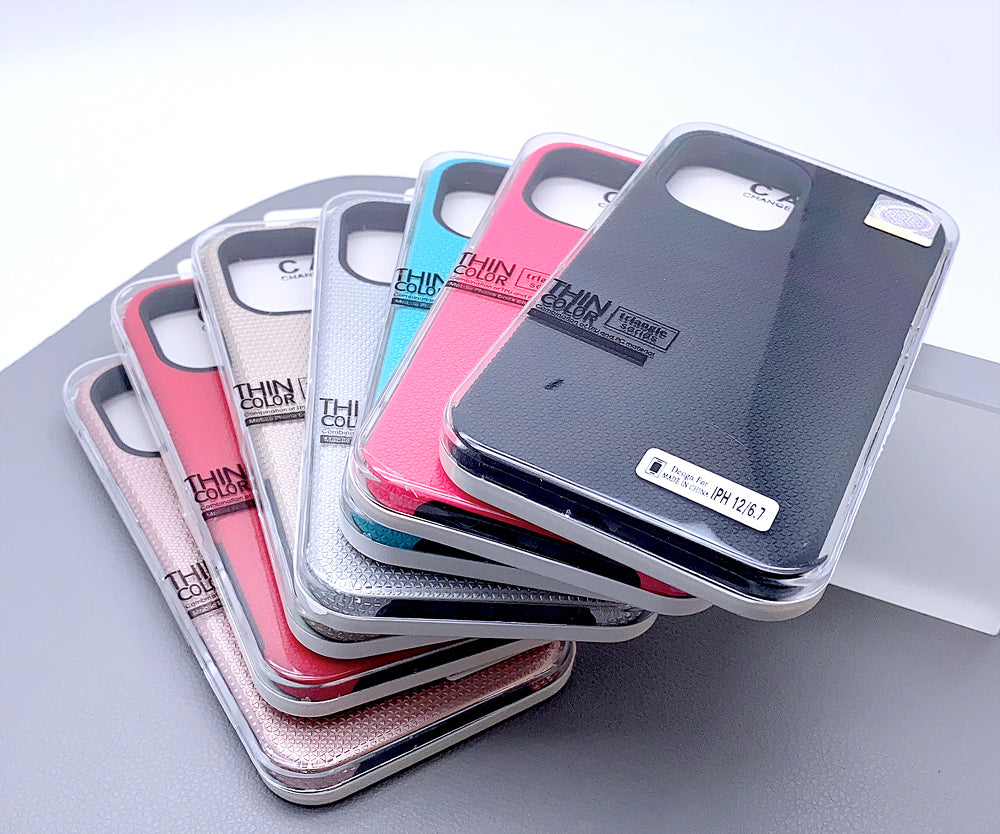 (image for) Case for IPHONE 14PLUS triangle series thin color baocai
