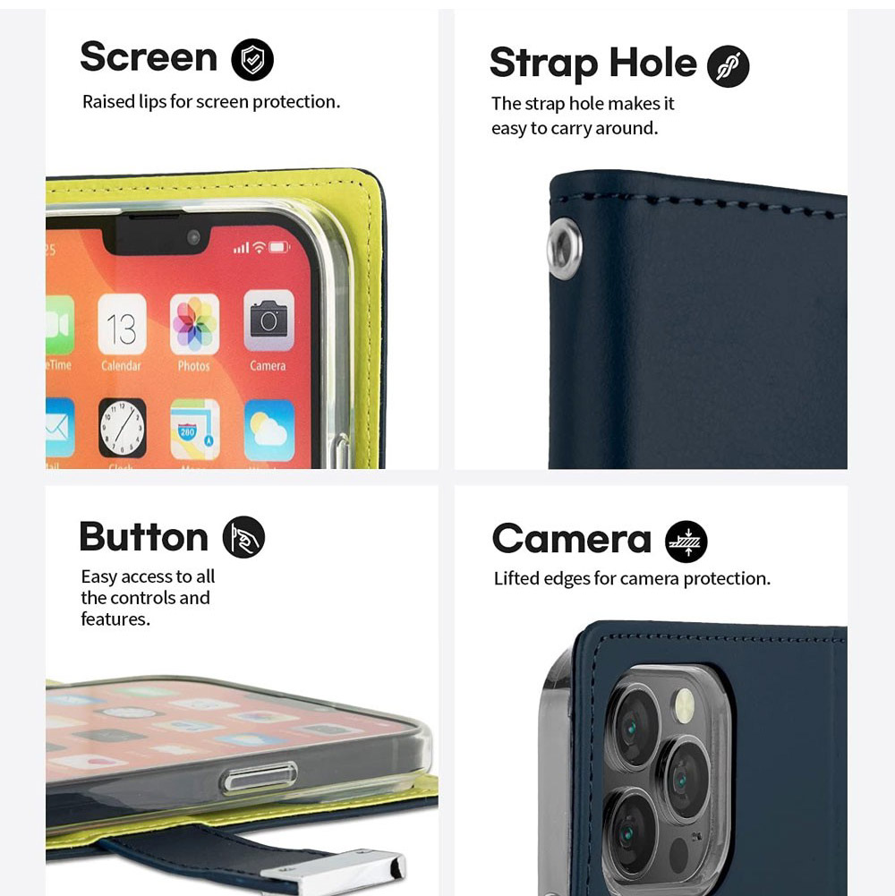 SAMSUNG S24PLUS/S25PLUS Mercury Rich Diary Case [SAMSUNG S24PLUS/S25PLUS] PHONE CASE WATCH AIRPODS SCREEN PROTECTOR OTHER CHARGER IPAD/TABLET 