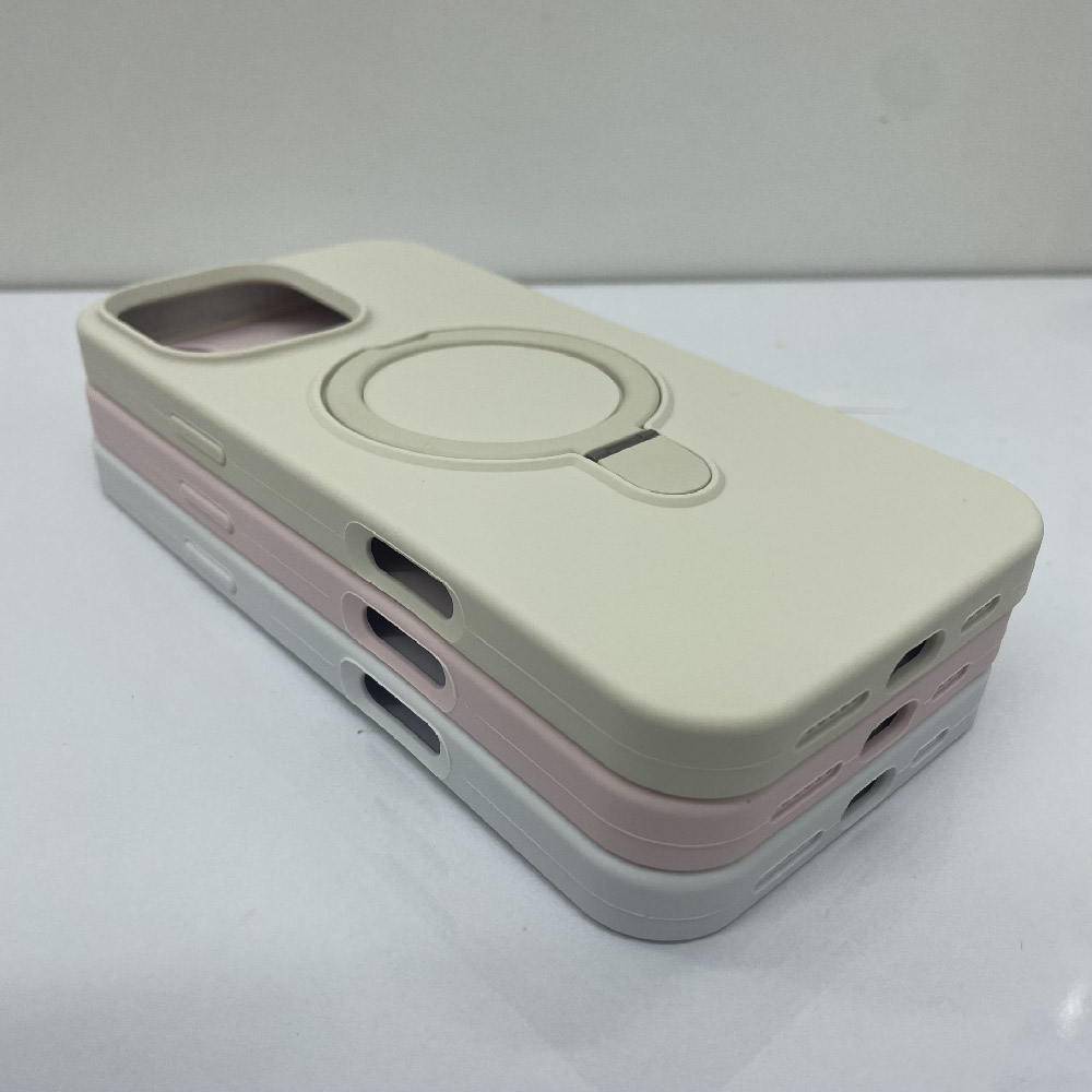 IPHONE 16 180° Rotating Liquid Silicone Case Cover With Magnetic Ring [IPHONE 16] PHONE CASE WATCH AIRPODS SCREEN PROTECTOR OTHER CHARGER IPAD/TABLET 