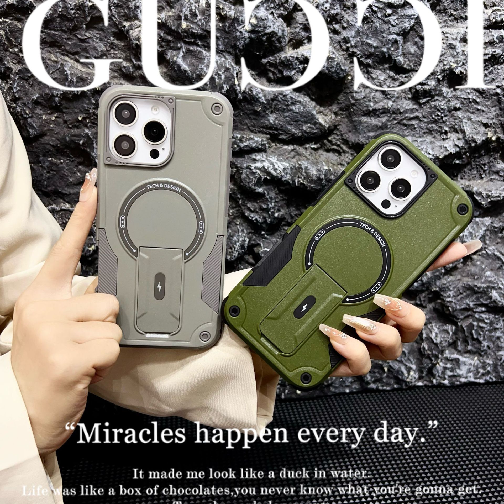 IPHONE 17 Stand Case Cover [IPHONE 17] PHONE CASE WATCH AIRPODS SCREEN PROTECTOR OTHER CHARGER IPAD/TABLET 