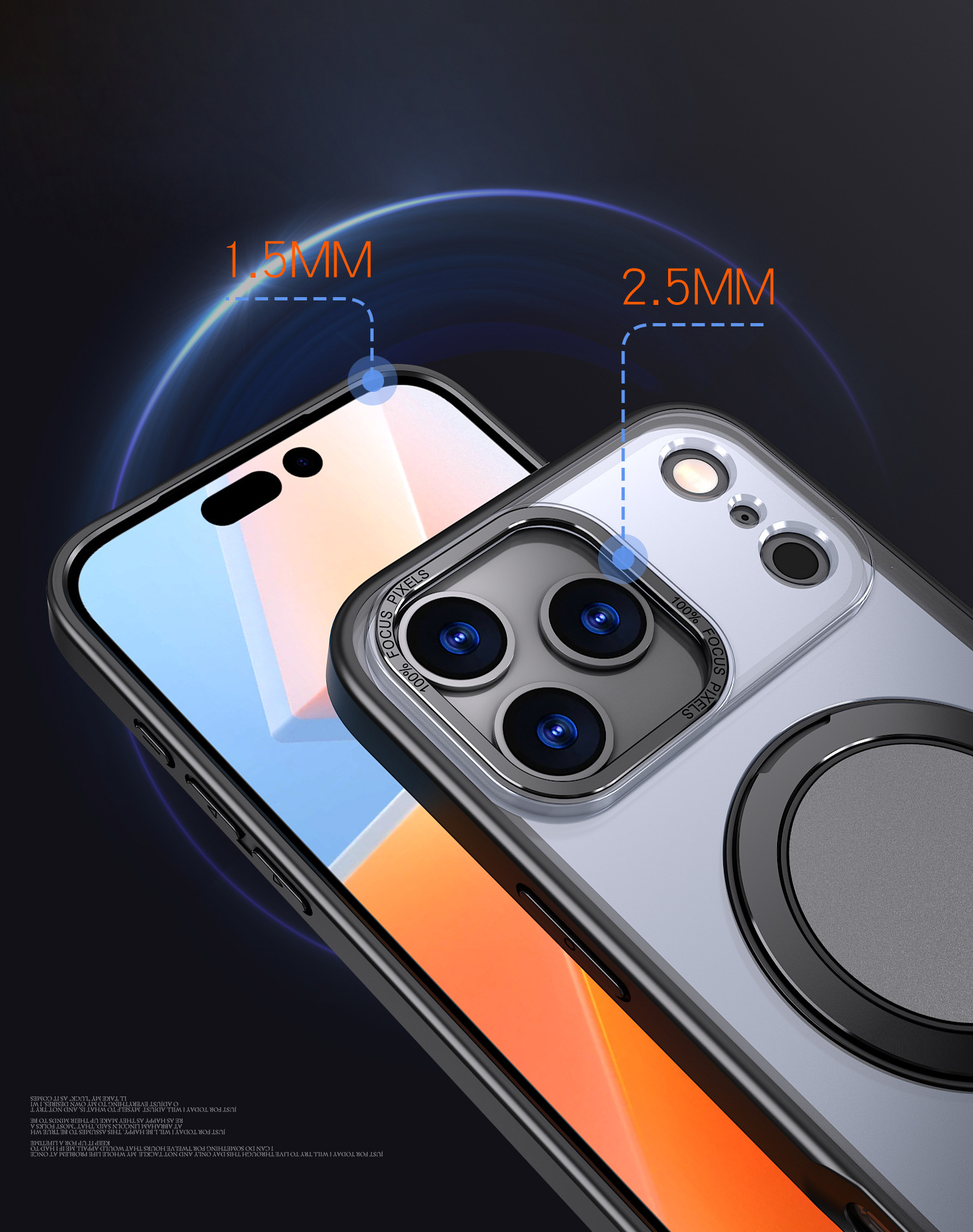 IPHONE 16 Multi-functional 360° Rotating Stand Case Cover With Magnetic Ring [IPHONE 16] PHONE CASE WATCH AIRPODS SCREEN PROTECTOR OTHER CHARGER IPAD/TABLET 