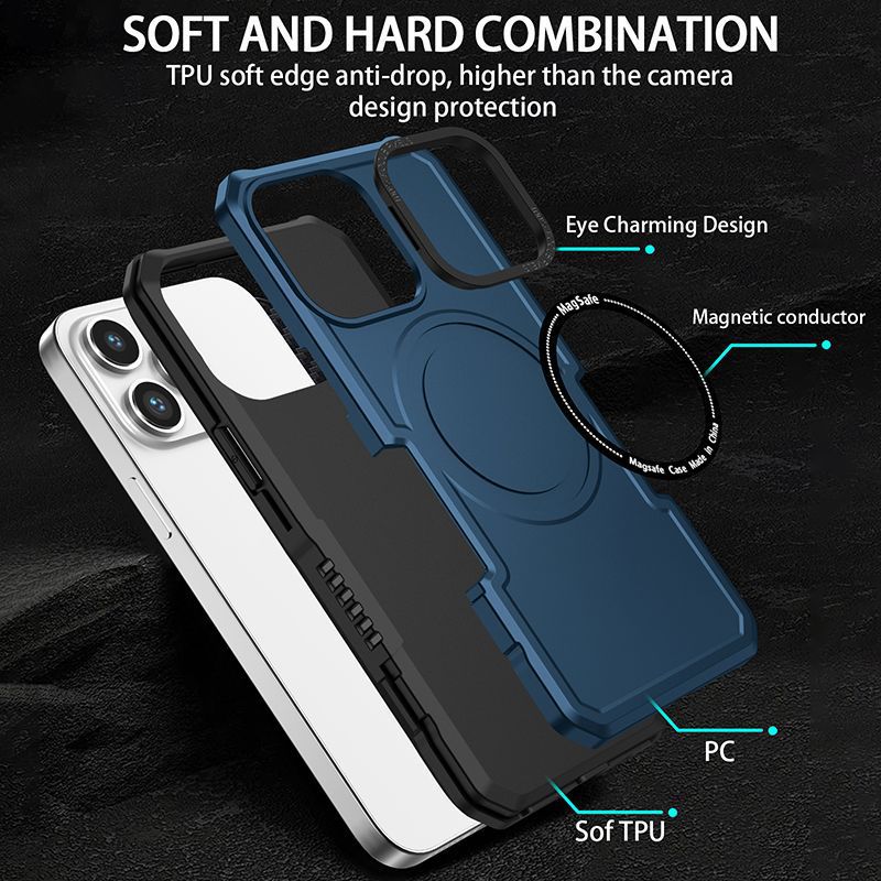 IPHONE 11 2 in 1 Case Cover With Magnetic Ring [IPHONE 11] PHONE CASE WATCH AIRPODS SCREEN PROTECTOR OTHER CHARGER IPAD/TABLET 